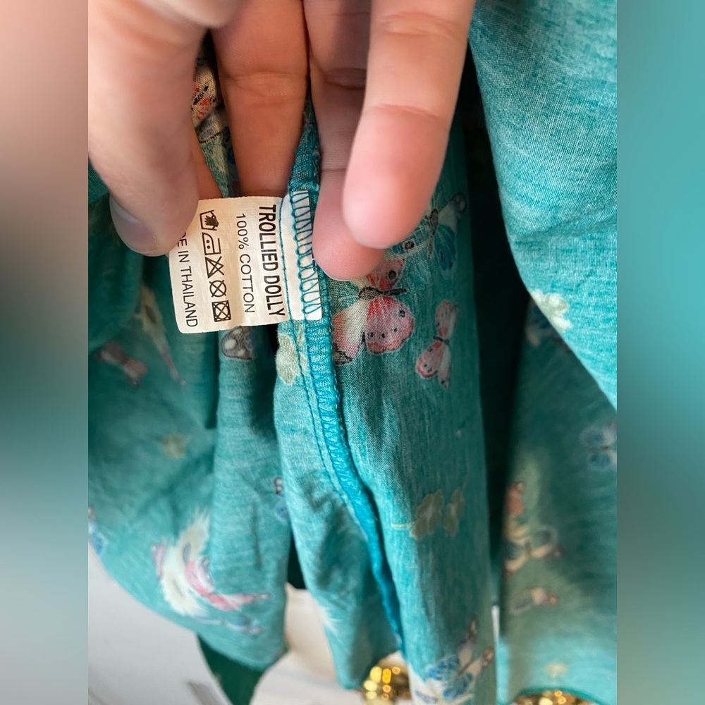 Retro Butterfly Pattern Dress - Picture 4 of 7